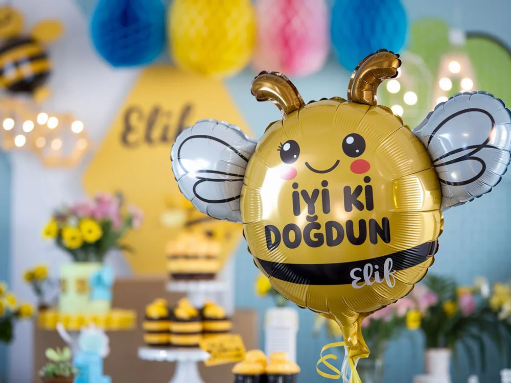 Arılı Doğum Günü Teması Arılı Doğum Günü Teması İçin Balonlar