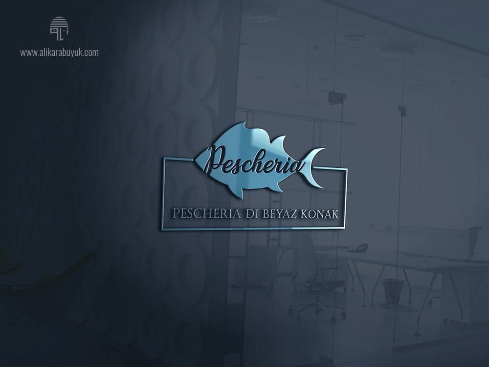 Deniz ürünleri logo tasarımı