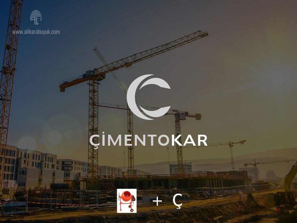 Çimento Makinesi Logo Tasarımı