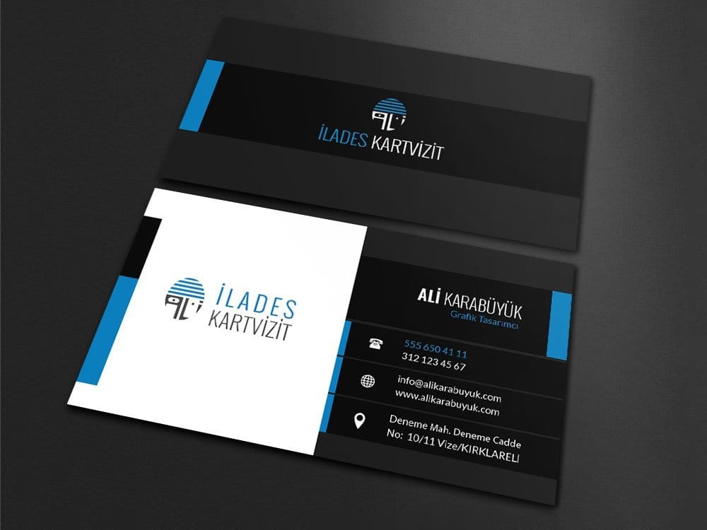 Kurumsal kartvizit örnekleri