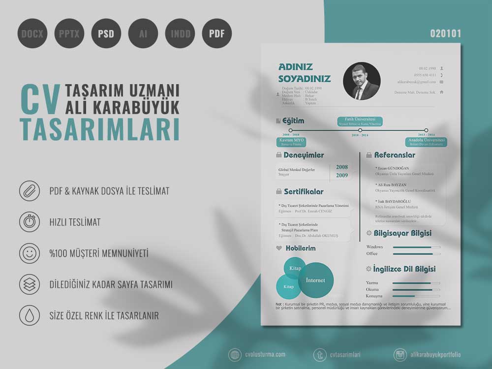 02 Nolu Özgeçmiş Tasarımı