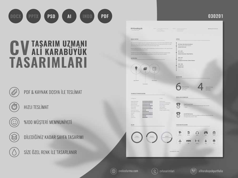 03 Nolu Özgeçmiş Tasarımı