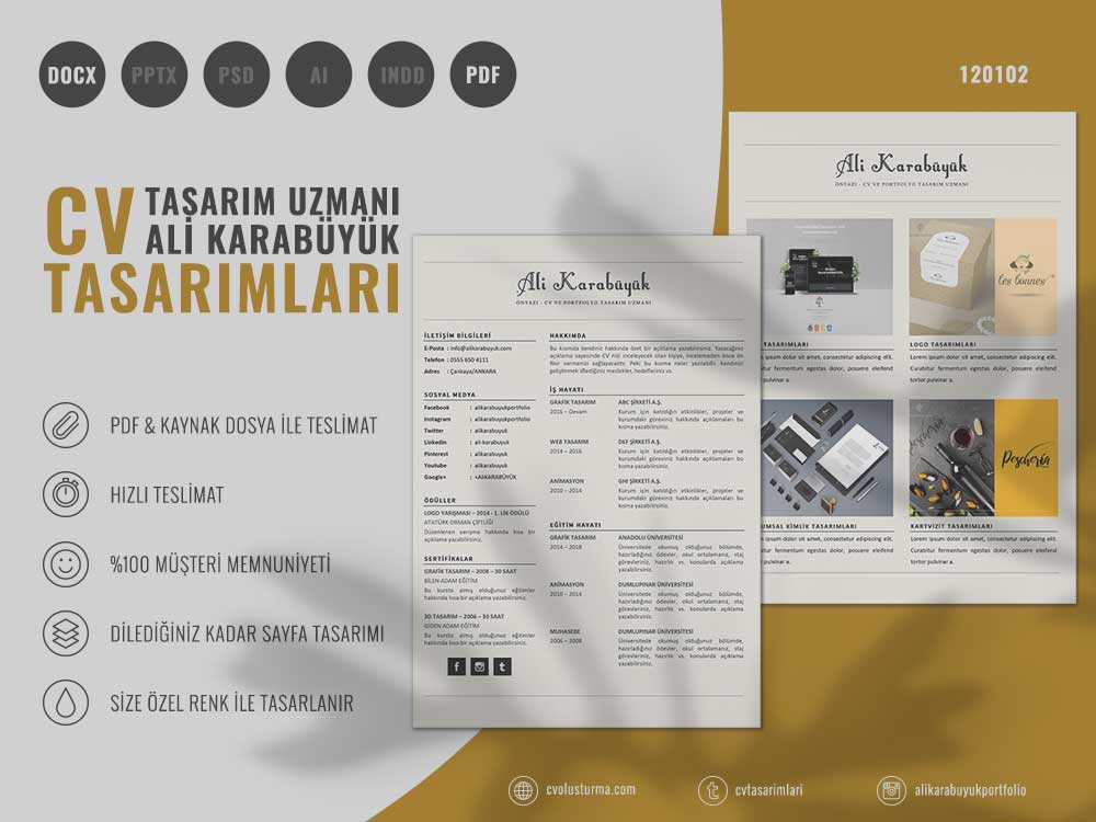 12 Nolu CV Tasarımları