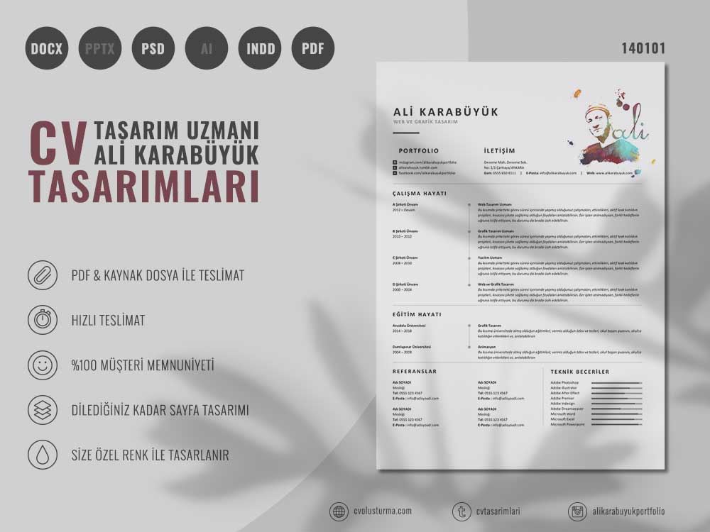 14 Nolu Özgeçmiş Tasarımları