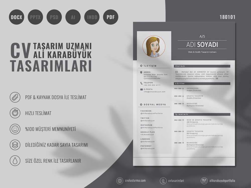 18 Nolu Özgeçmiş Örnekleri