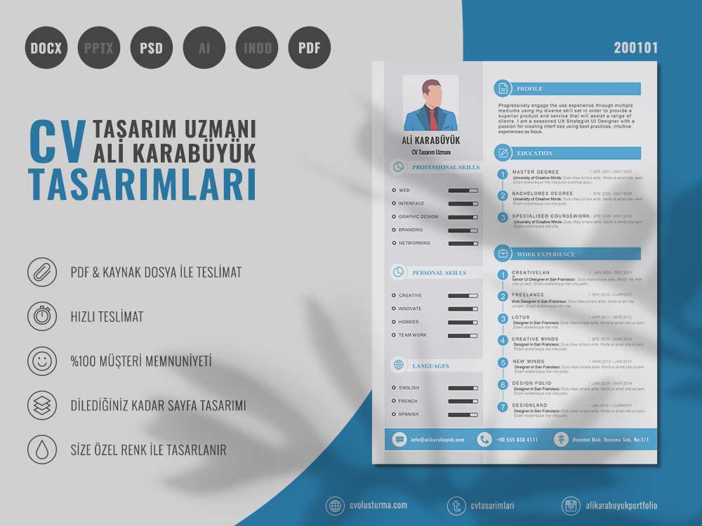 20 Nolu CV Örnekleri