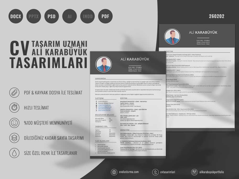 26 Nolu CV Tasarımı