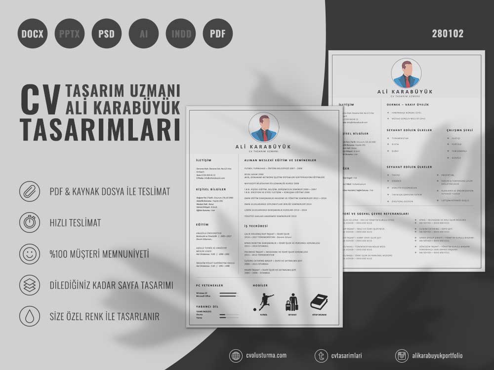 28 Nolu CV Örnekleri