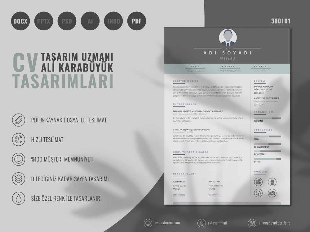 30 Nolu CV Örnekleri