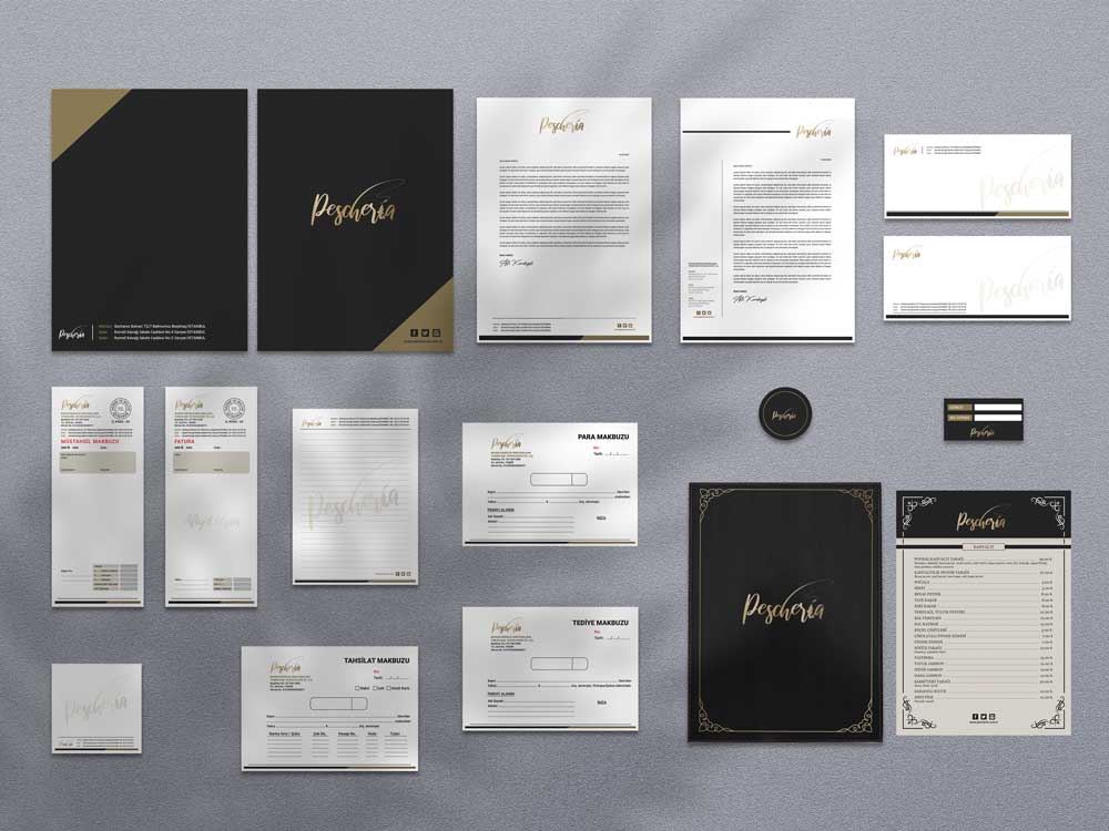 Restaurant Kurumsal Kimlik Tasarımı