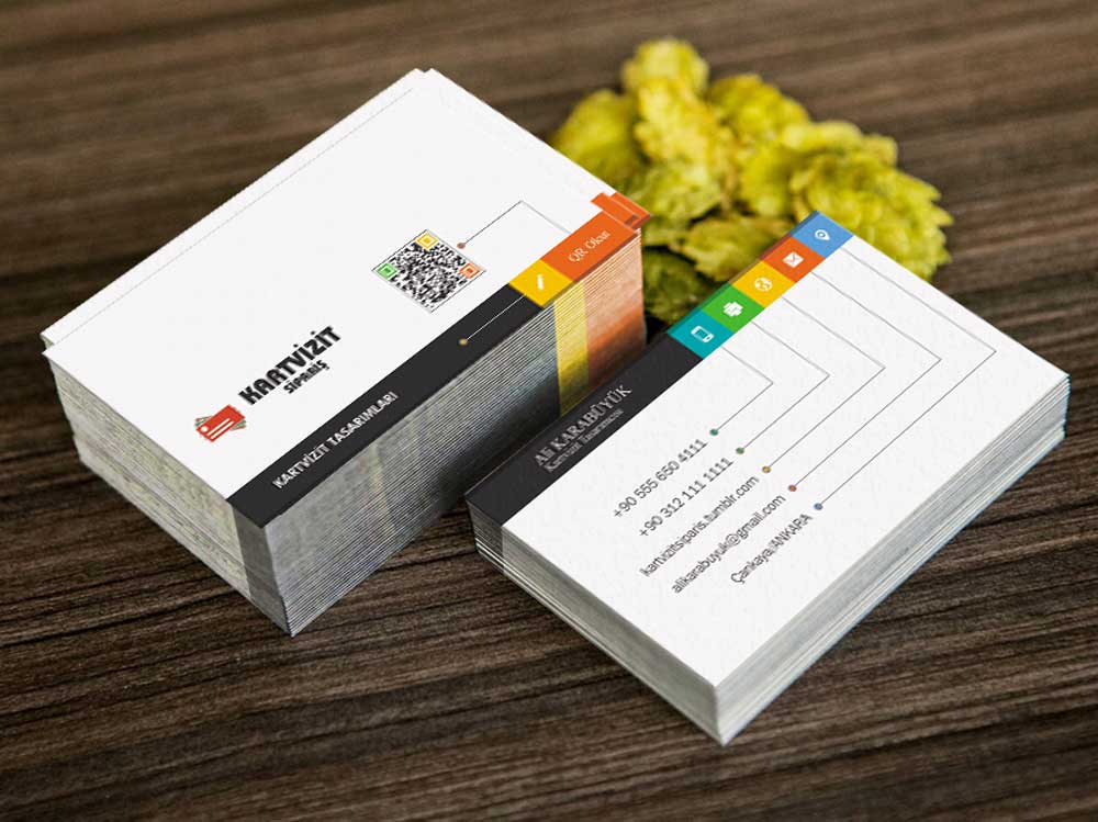 Karekodlu Kartvizit Tasarımı TN1420