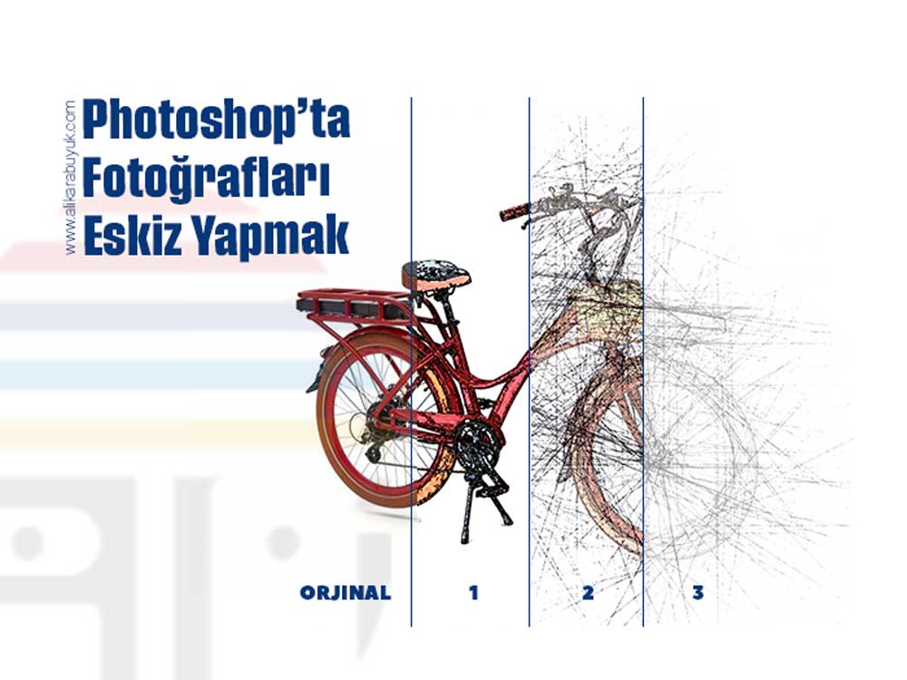 Photoshop’ta Fotoğrafı Eskiz Yapmak