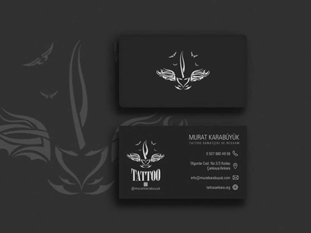 Tattoo Kartvizit Tasarımları TN2058