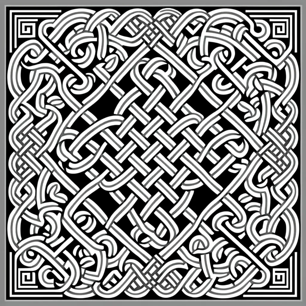 Desen Motif Çizimi – Siyah Beyaz – Boyama Kitabı Desen Motif Çizimi - Siyah Beyaz - Boyama Kitabı