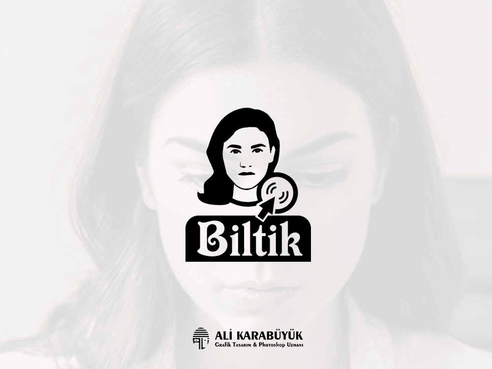 Portre Logo Örneği 5 Photoshop Uzmanı Ali Karabüyük Logo