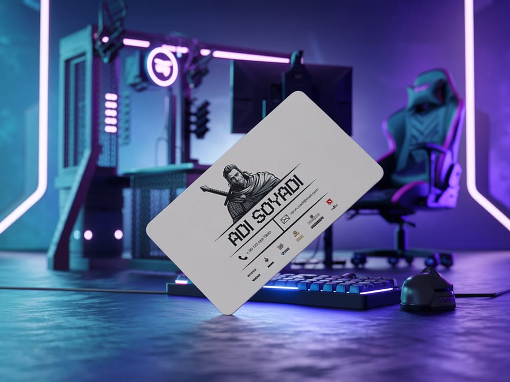 ESPORT OYUNCU KARTVİZİT TASARMLARI