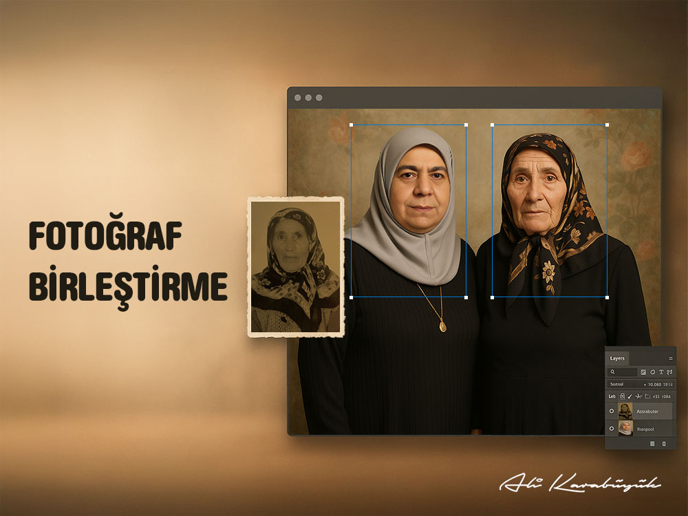 Photoshop ile Fotoğraf Birleştirme