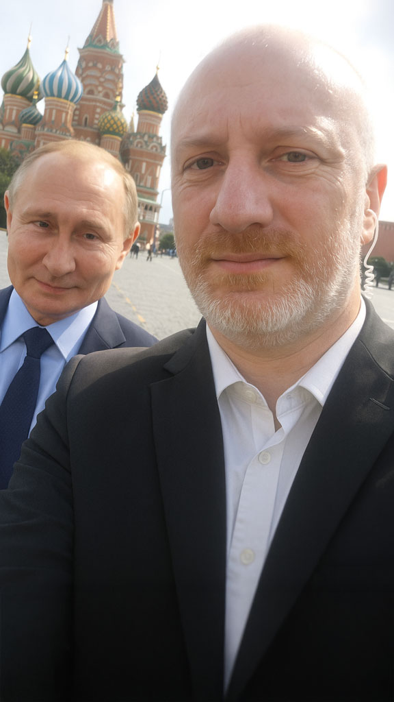 Putin ile birleştirilmiş Photoshop çalışması Putin ile birleştirilmiş Photoshop çalışması