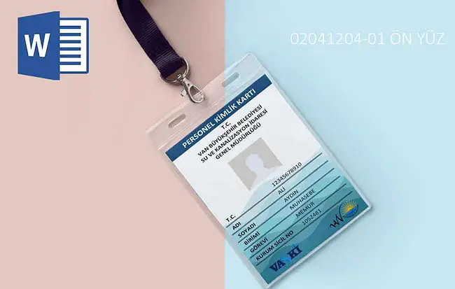 Personel kimlik kartı tasarımı