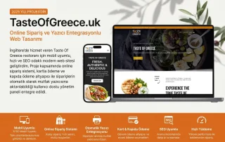 Restaurant Web Tasarımı 3 Restaurant web tasarımı projesi - TasteOfGreece.uk online sipariş sistemli restoran web sitesi
