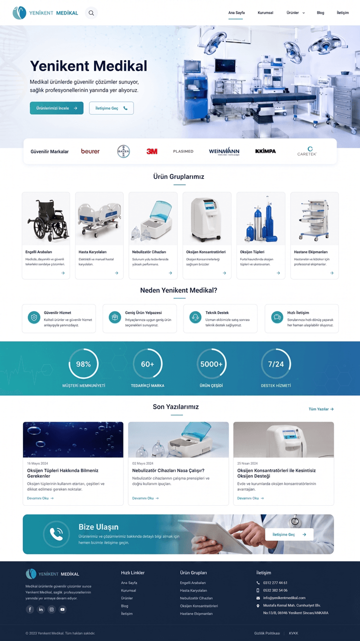 Yenikent Medikal Web Tasarımı Medikal Web Tasarımı