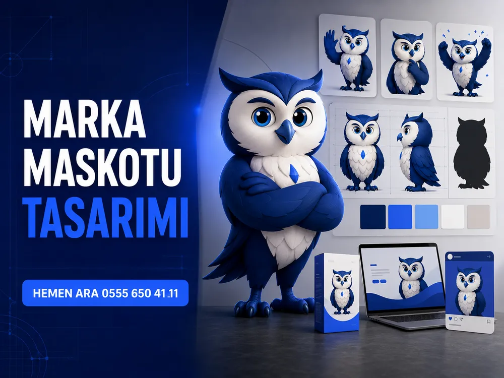 Bir markanın logo kimliğinden maskot karaktere dönüşümü öncesi ve sonrası