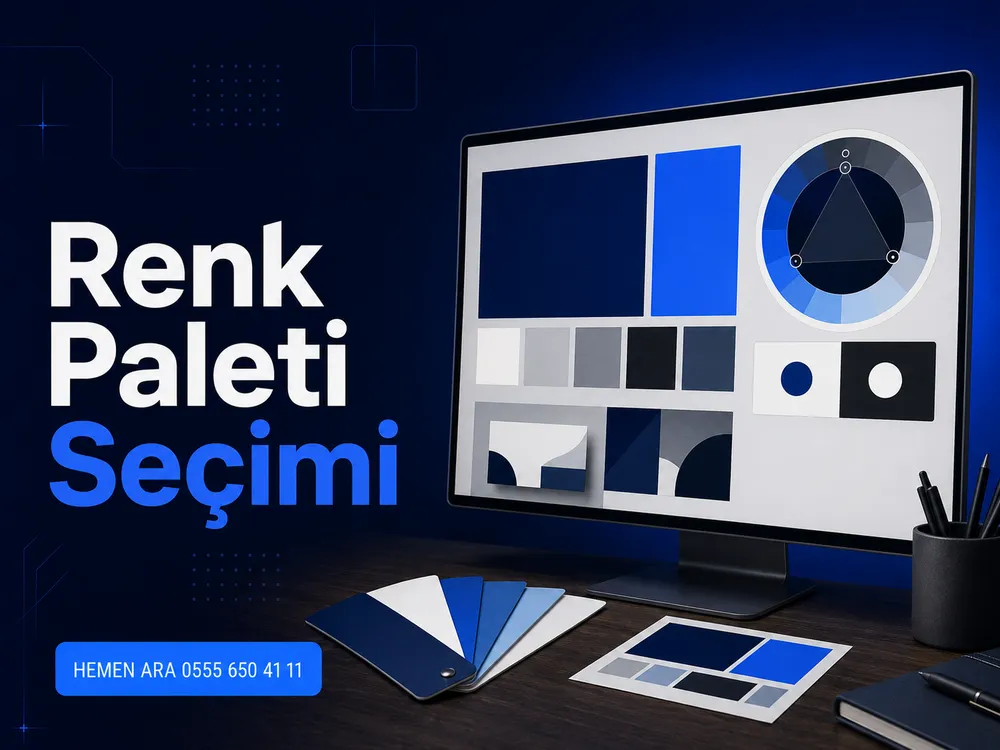 Grafik tasarımda renk paleti seçiminin dört adımı