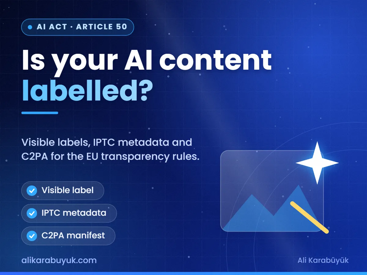 Is your AI content labelled? — AI Act · Article 50