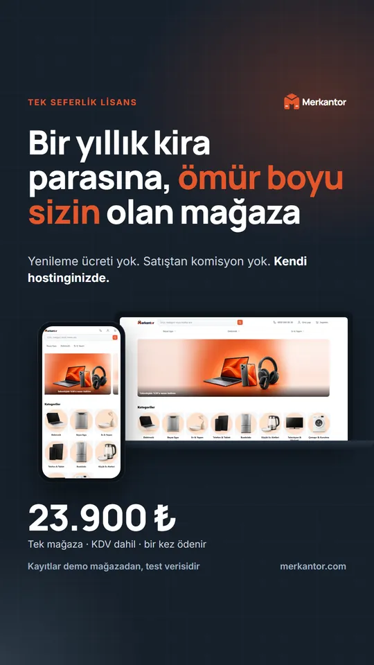 Merkantor Kampanya Tasarımları: Sosyal Medya Serisi 10 Merkantor dikey hikâye tasarımı: kira yerine sahiplik